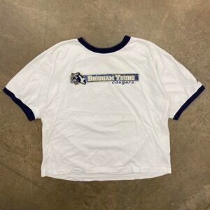 Vintage BYU Brigham Young University Cougars Y2K T-Shirt Size XXL Pro Player